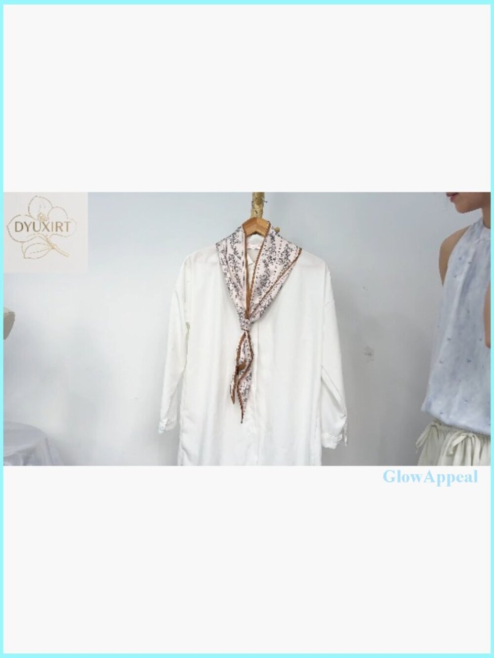 Long Silky Polyester Scarf 59x5.9 Inches Lightweight Versatile Accessory - Picture 4 of 6